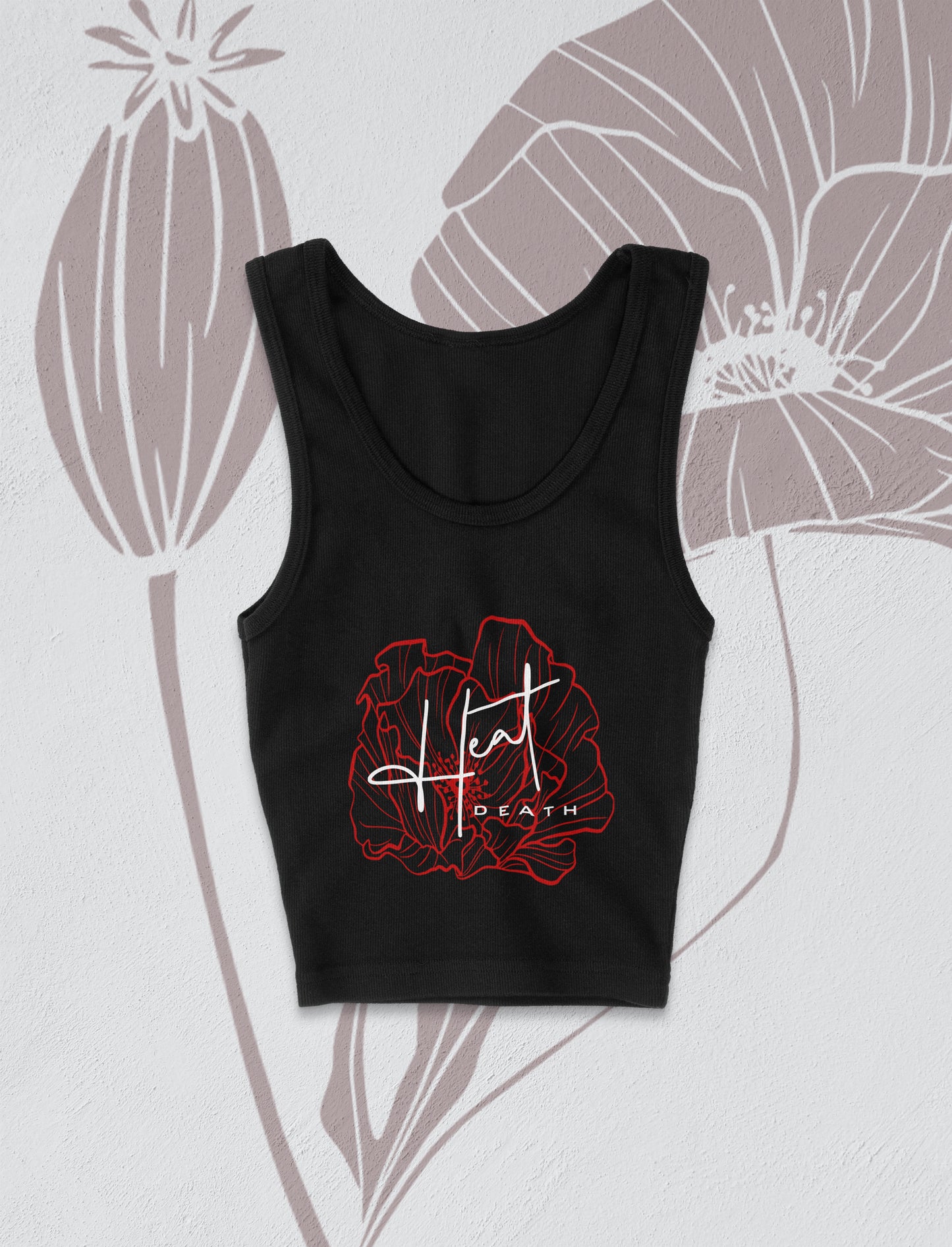 [BORN TO BLOOM] - CROP TANK